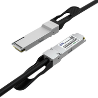 Cable de alta velocidad 40G QSFP+ DAC de 1M, 2M, 3M, 5M, cable de cobre pasivo full-duplex de conexión directa para apilamiento en centros de datos
