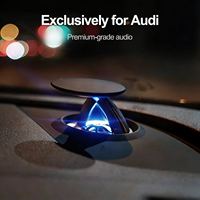Autowellus - Juego de Altavoces LED Sincronizados de 64 Colores para el Tablero de Audi A4 A6 A7 Q5 Q7 Q8, con Control MMI