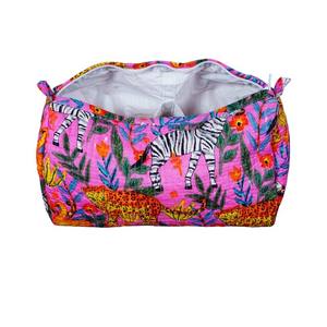 Bolsas de Cosméticos Multifuncionales de Algodón Estilo Bohemio, Ligeras, Impresas a Mano, Transpirables y Duraderas, para Viajes, Artículos de Aseo y Sala de Estar - Product Image 4