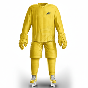 Uniforme de hockey sur glace de vêtements de sport légers populaires fabriqué au Pakistan avec un design populaire dans le style des ensembles - Product Image 1