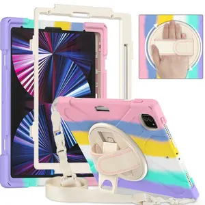 Shockproof Silicone Cute Kids Cases Tablet Cover For IPad Pro 12 9 M1 M2 2021 2022 Case Back Cover