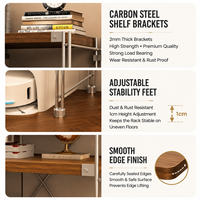 Meuble de rangement au sol extensible à grande hauteur, support surélevé pour robot aspirateur, idéal pour balcon, salon, salle de sport