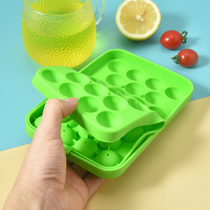 Nuevo Molde de Silicona Creativo de 25 Cavidades para Hielo, Bandeja de Hielo, Caja de Hielo para Bolas Redondas Pequeñas, Molde para Jabón con Forma de Uva - Product Image 1