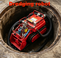 Robot sous-marin à chenilles télécommandé pour le dragage et la protection des ressources hydrauliques
