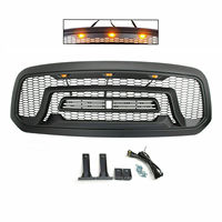 LUMA Accessories Truck Parts Grille de pare-chocs de voiture en plastique ABS noir de remplacement pour Dodge Ram 2013-2018 1500