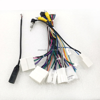 Car 16 Pin Android Wire Harness Power Cable Adapter With Canbus for Toyota Levin RAV4 Camry Highlander Prius Corolla