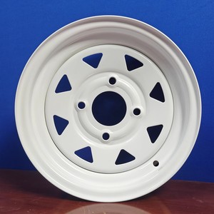 Jante de <span class=keywords><strong>remorque</strong></span> en acier pleine grandeur, universelle, modifiée, de rechange pour camping-car, camion de restauration, véhicule d'ingénierie - Product Image 3