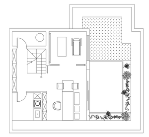 Nexus tam ev kat planı Modern Minimalist tarzı iç tasarım CAD inşaat çizim ev dekorasyon için 3D render - Product Image 6