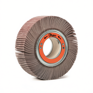 Ttake Abrasive Cloth Flap <b>Wheel</b> 200x50x54 Mm With Hole For Metal <b>Grinding</b> - Product Image 2