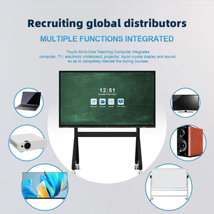 INGSCREEN 4K LCD cartes intelligentes interactives numériques pour l'enseignement des écoles 55 65 75 85 86 98 110 pouces écran plat interactif - Product Image 2