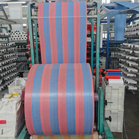 Rouleaux de tissu en plastique PP blanc de matière première de polypropylène de fournisseurs de fabricant de Chine faisant des sacs d'emballage