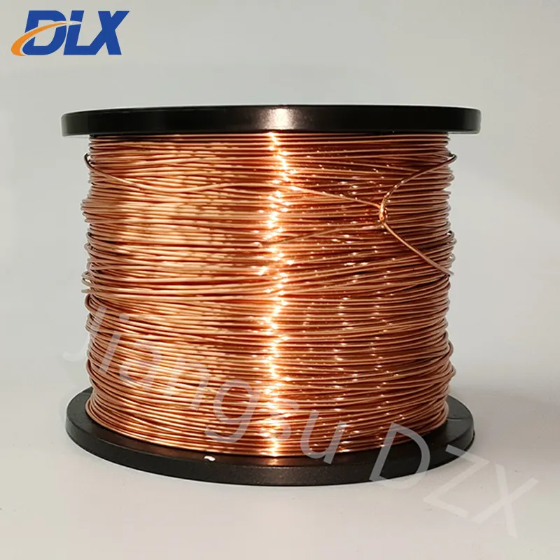 Heat Resistance 0.063Mm 42Awg 500G 0.65 Enameled Welding Coil 9Mm Selfbonding Enamelled Copper Wire For Motor