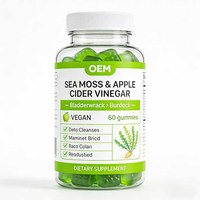 Gomitas de Musgo Marino de Marca Privada para el Apoyo de la Tiroides, Antioxidantes, Aumento de Energía, Refuerzo del Sistema Inmunitario, Sabor Personalizado para Mujeres Embarazadas