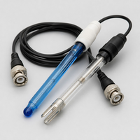 Électrode de pH de remplacement compatible YSI, sonde combinée BNC pour pH10, pH100, EC300
