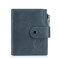 Dompet Kulit Pria Model Tipis dan Ramping, Desain Kustom, Terlaris, Modis, dan Berkualitas Tinggi