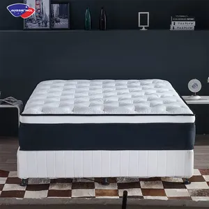 custom colchones high density foam mattress in box order online cooling hybrid latex gel memory foam pocket spring mattresses