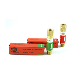 Regulador de Latón Industrial con Retardador de Retracción 288 para Oxígeno/Acetileno Revolver - Product Image 1