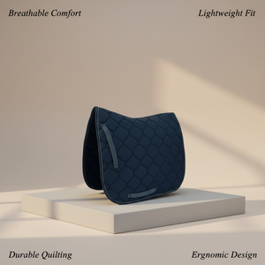 Set di Equitazione Dressage di Alta Qualità Euro Cavall Industries, Sottosella Verde Hunter, Fasce per Zampe, Paraorecchie con Imbottitura in Poliestere - Product Image 2