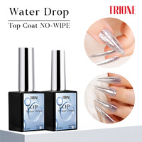 Vernis Gel Transparent Effet Gouttes d'Eau Non Essuyable Longue Durée pour Marque Privée, Effet Perles 3D Gouttelettes d'Eau, Fournitures pour Ongles