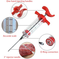 Kit d'injection de saveur pour viande BBQ avec aiguilles en acier inoxydable et seringue en PP de qualité alimentaire, idéal pour sauces et marinades de cuisine - Fournisseur d'usine