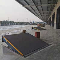 Niveleur de quai stationnaire électrique hydraulique, rampes de quai pour entrepôt logistique