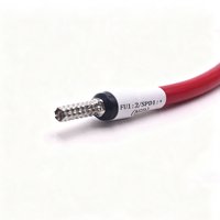 Kabel Daya Merah Heavy Duty dengan Terminal Cincin Berpaku & Kabel Harness Ujung Terbuka untuk Inverter, Sambungan Daya Bank Baterai