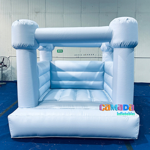 Blow up 8ft Inflatable Bounce House Baby Blue Pink Indoor Outdoor for Toddler 800kg Capacity Easy Setup Ready to Ship - Product Image 4