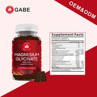 Complément alimentaire en gommes, glycinate de magnésium en gommes pour adultes, santé des os et des dents, renforcement de l'immunité, compléments alimentaires en gros, vitamines