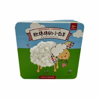Livre à couverture rigide imprimé personnalisé pour enfants Baby Touch and Feel Animal English Story fait avec des œuvres d'art et du papier couché