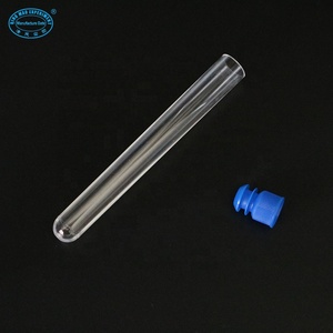 PS Chất liệu rõ ràng nhựa 12*100 mét ống nghiệm với đáy tròn - Product Image 1