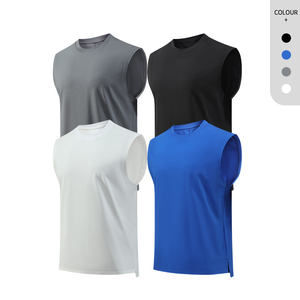 男性ランニングスポーツベストドライフィットフィットジムタンクトップ高弾性ブランクトレーニングアクティブベスト - Product Image 5