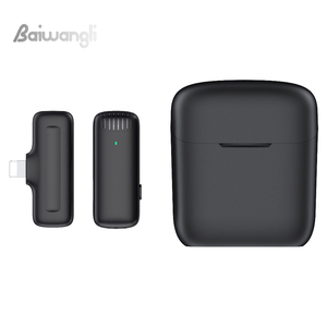 Microphone cravate sans fil professionnel J11 à condensateur, suppression du bruit, étui de charge, longue autonomie, son clair, portable - Product Image 3