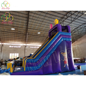 Nouveau Château Gonflable Sec Monoplace pour Adultes Leap Factory, 6m de Haut, Violet, avec Toboggan et Mur d'Escalade, <span class=keywords><strong>Jeu</strong></span> Sportif - Product Image 5