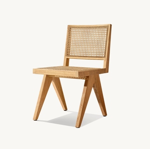 JAKOB CANE Mobilier d'extérieur de haute qualité Table et chaises en bois de teck de loisirs Jardin Patio Hôtel Meubles Salle à manger Chaise d'appoint - Product Image 2