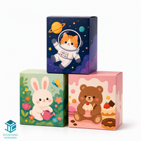 Boîte cadeau en papier personnalisée, écologique, avec impression couleur, couvercle rabattable et fond auto-verrouillant, pour vente en gros
