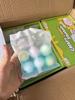 Balle anti-stress de Noël artisanale, souple et croquante, jouet sensoriel pour fêtes et cadeaux