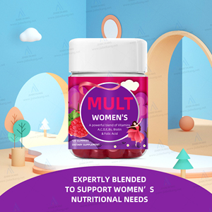 Gomitas Multivitamínicas con Vitaminas <span class=keywords><strong>A</strong></span>, C, D, Ácido Fólico y Biotina para el Cuidado de la Salud Femenina - Product Image 3
