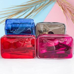 New Style <b>Transparent</b> Waterproof <b>Makeup</b> <b>Bag</b> Large Capacity Clear PVC Cosmetic <b>Bags</b> for Storage - Product Image 1