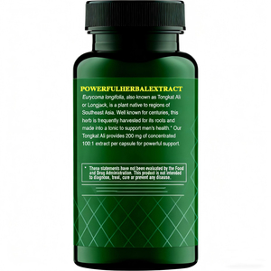 ハーブエキスTongkatアリカプセル男性用強化カプセル男性用サプリメント - Product Image 2