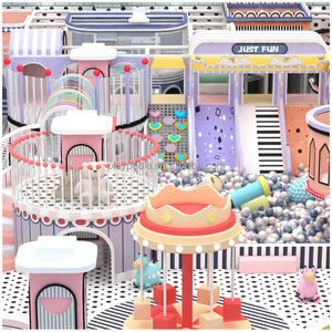 Aire de jeux intérieure pour enfants avec jeux gonflables, toboggan LED et jeu interactif sur écran pour centres commerciaux et investisseurs - Product Image 2