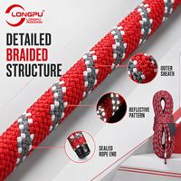 Corde statique en nylon 9mm 10mm 10.5mm 11mm 12mm 14mm pour protection, levage auxiliaire, charge lourde, escalade, extérieur, haute altitude