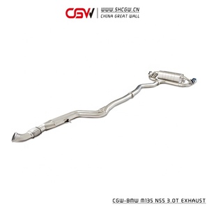 Sistema de Escape Super Suave Cat-back con Silenciador para <span class=keywords><strong>BMW</strong></span> <span class=keywords><strong>M135</strong></span> con Puntas de Fibra de Carbono - Product Image 2