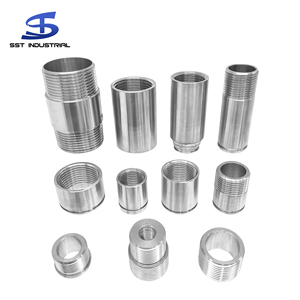 Raccord de tuyauterie d'extension en acier inoxydable de 1/2'' à 2'' avec filetage mâle NPT/BSP, technique de moulage, raccord en acier inoxydable - Product Image 6