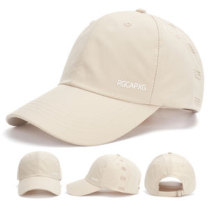 Gorra de Béisbol Unisex Personalizada, Transpirable, de Poliéster, 6 Paneles, con Logotipo, Color Caqui, Deportiva, Bordado 3D, Protección Solar, Primavera Verano - Product Image 2