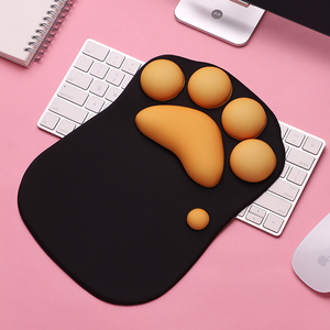 แป้นพิมพ์เมมโมรีโฟมรูปอุ้งเท้าแมวพร้อมที่รองข้อมือ38-46ซม. แผ่นรองคอมพิวเตอร์ - Product Image 5