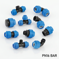 Raccords moulés en PEHD PN 16 de haute qualité avec surface lisse pour connexion par soudure pour systèmes d'irrigation et d'alimentation en eau