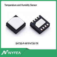 Capteur de température et d'humidité FHT30-TR DFN8, circuit intégré I2C +/-0.3 ℃   SHT30 HTU30 Compatible Prêt à être expédié