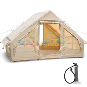 Hiver portable cabine gonflable maison sauter glamping tente air oxford imperméable tentes camping en plein air - Product Image 6