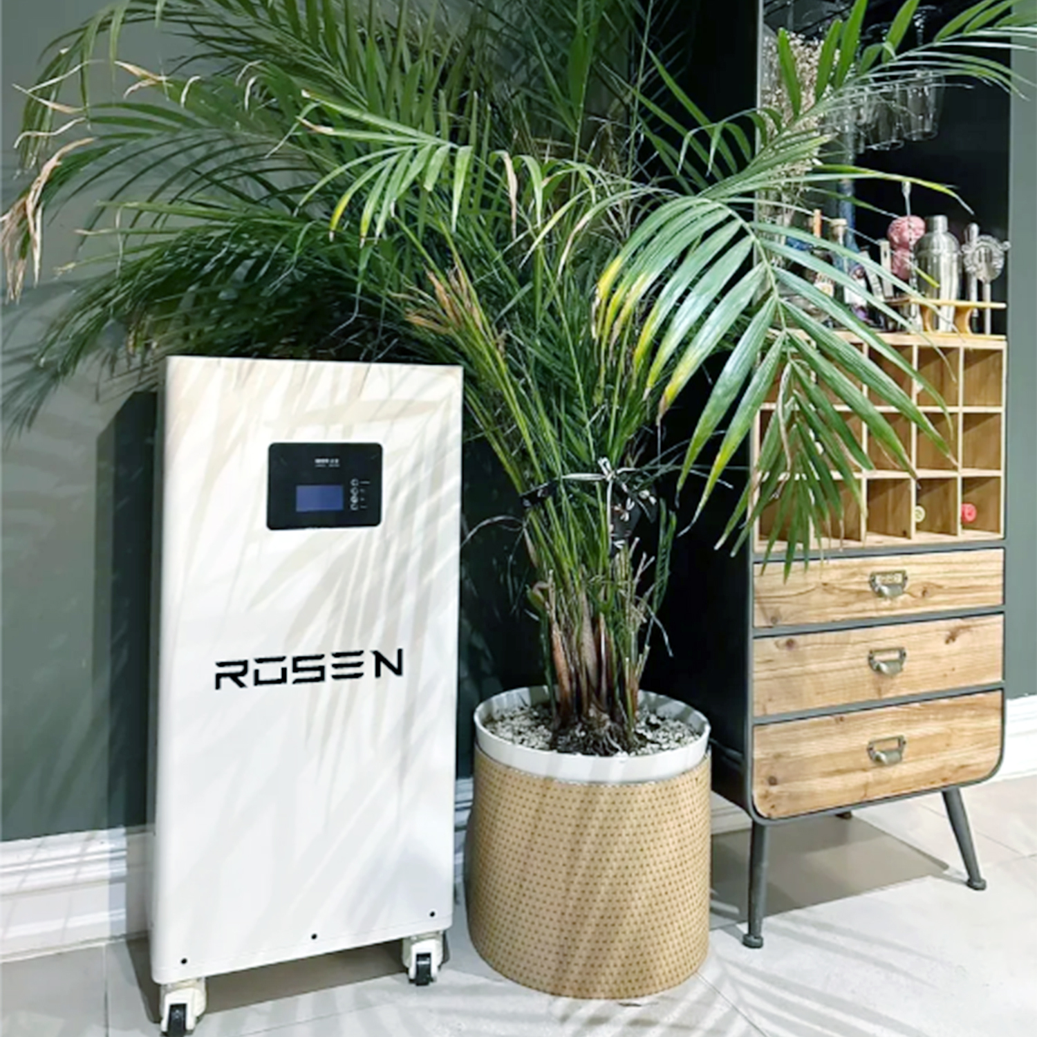 High Efficiency 5kwh 10kwh 15kwh Lithium Battery Work with De Ye Growatt Inverter for Rosen 5kw 10kw 20kw Hybrid Solar System