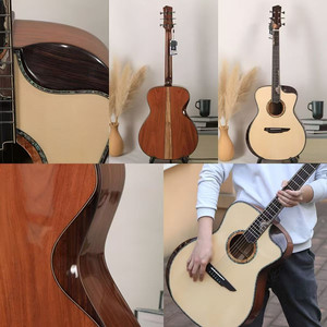 Guitarra Acústica G-1820 Personalizada de <span class=keywords><strong>Alta</strong></span> <span class=keywords><strong>Gama</strong></span>, Diseño Avanzado con Características Especiales y Tres Apoyabrazos - Product Image 4